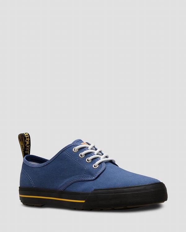 Dr Martens Dámské Tenisky Pressler Canvas Světle Indigo, CZ-821956